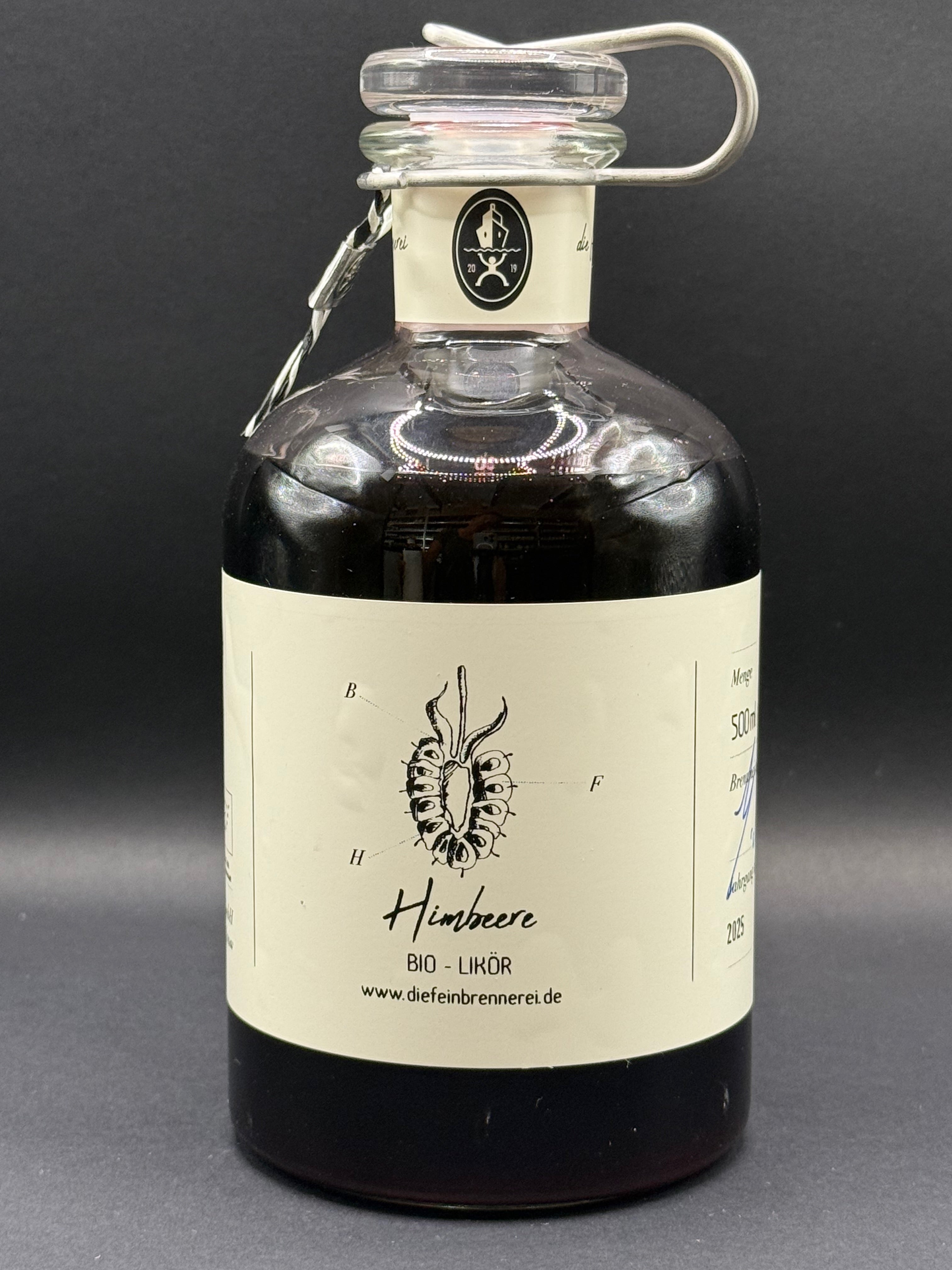 Himbeere - Likör (bio zertifiziert) - 500 ml
