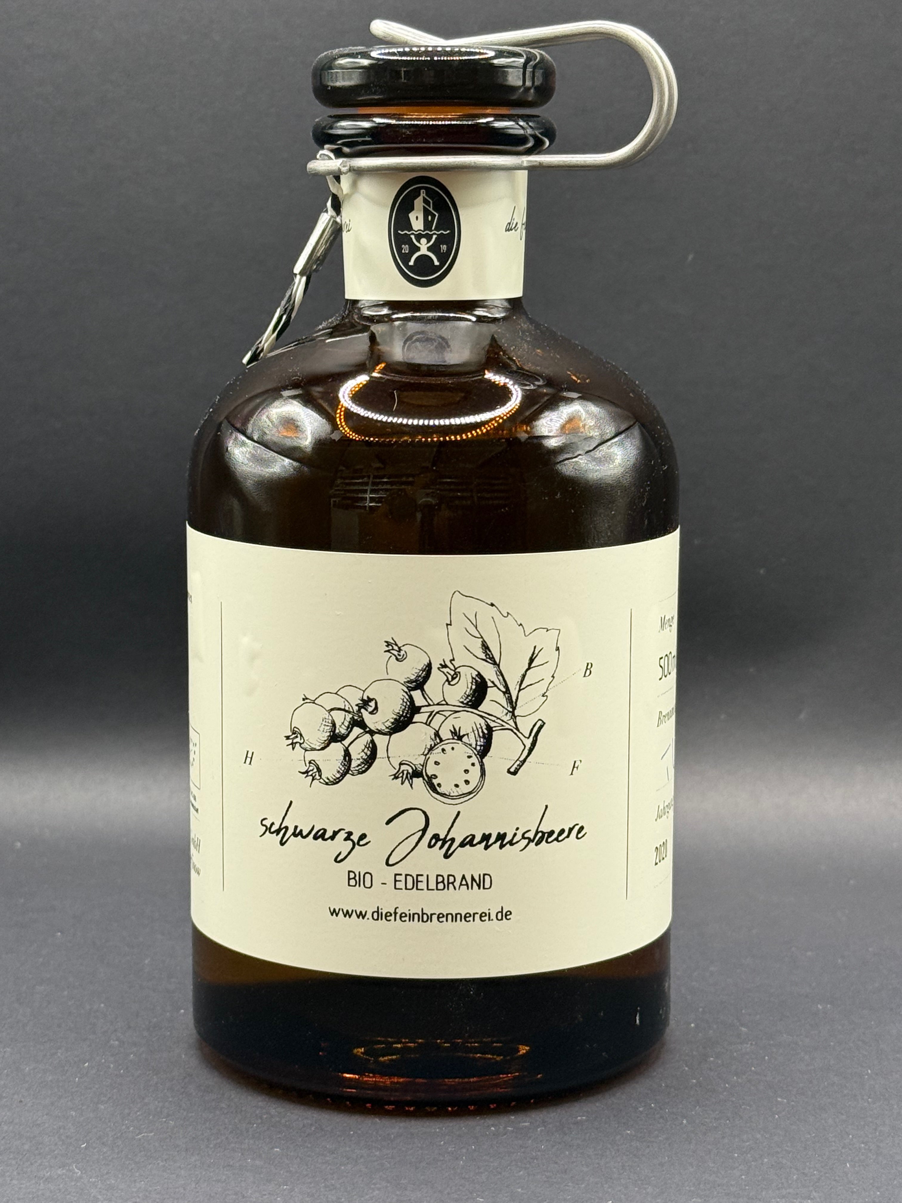 Black currant brandy (certified organic)
