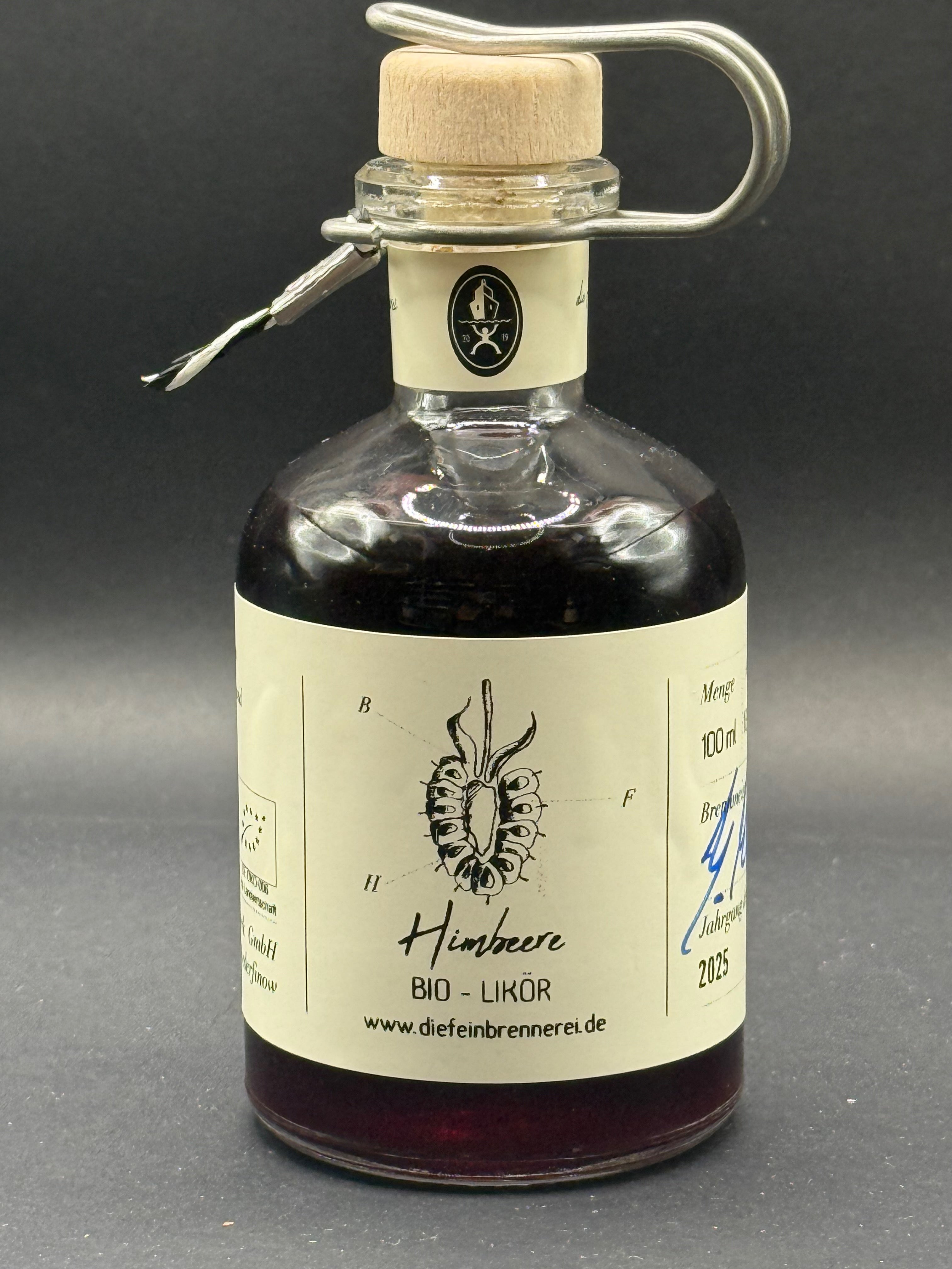 Himbeere - Likör (bio zertifiziert) - 100 ml