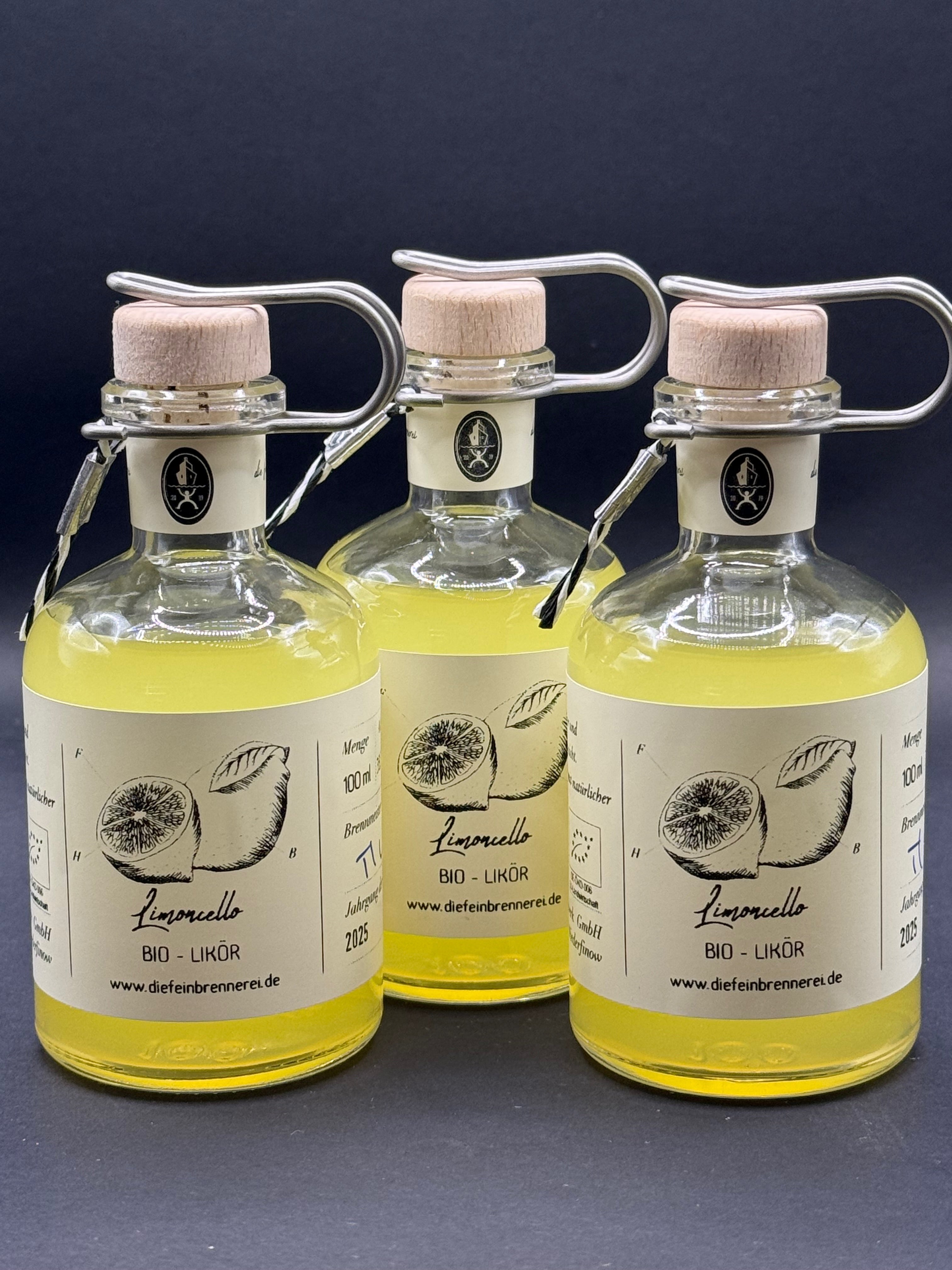Limoncello  - Likör (bio zertifiziert) - 100 ml