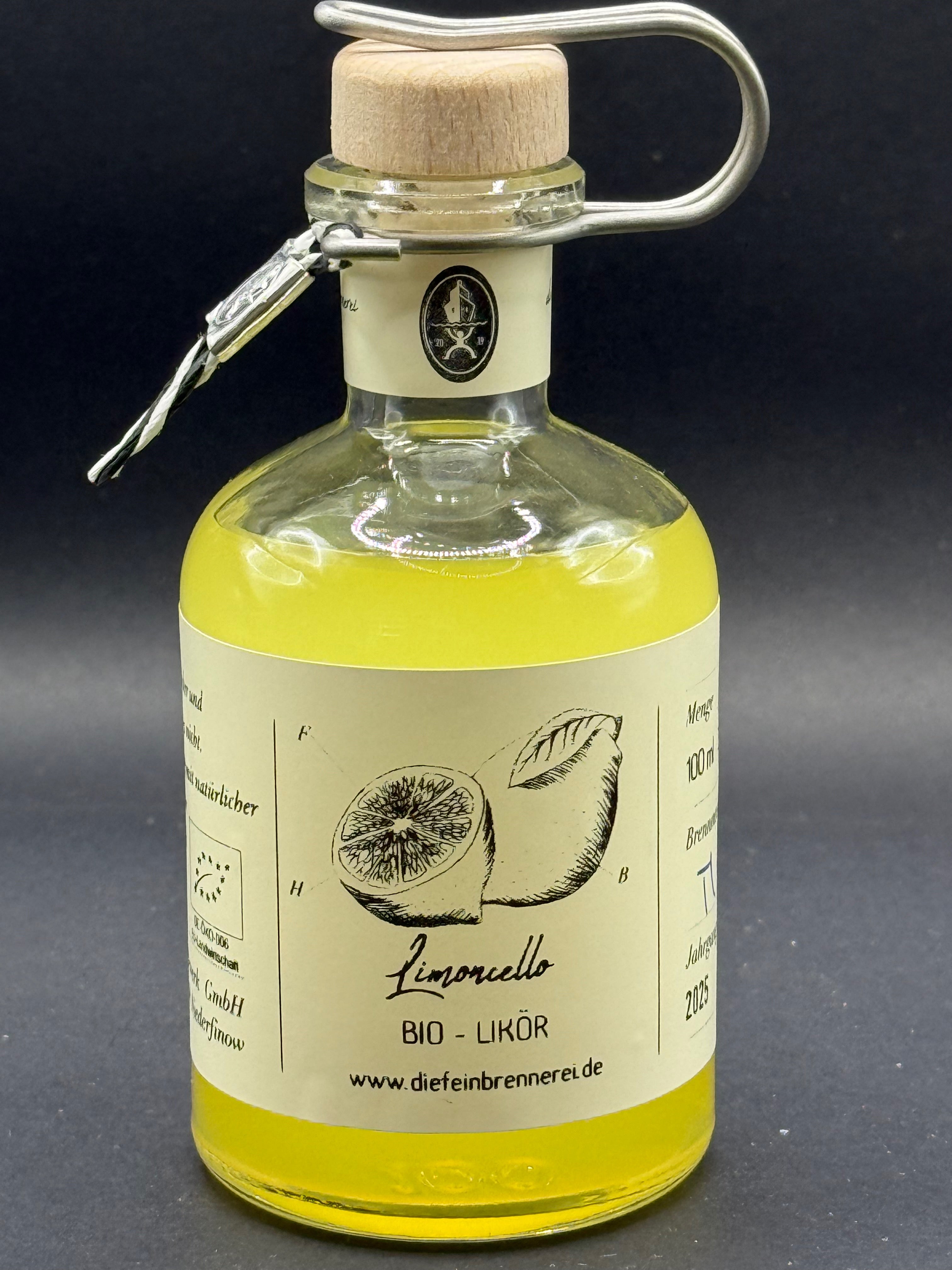Limoncello  - Likör (bio zertifiziert) - 100 ml