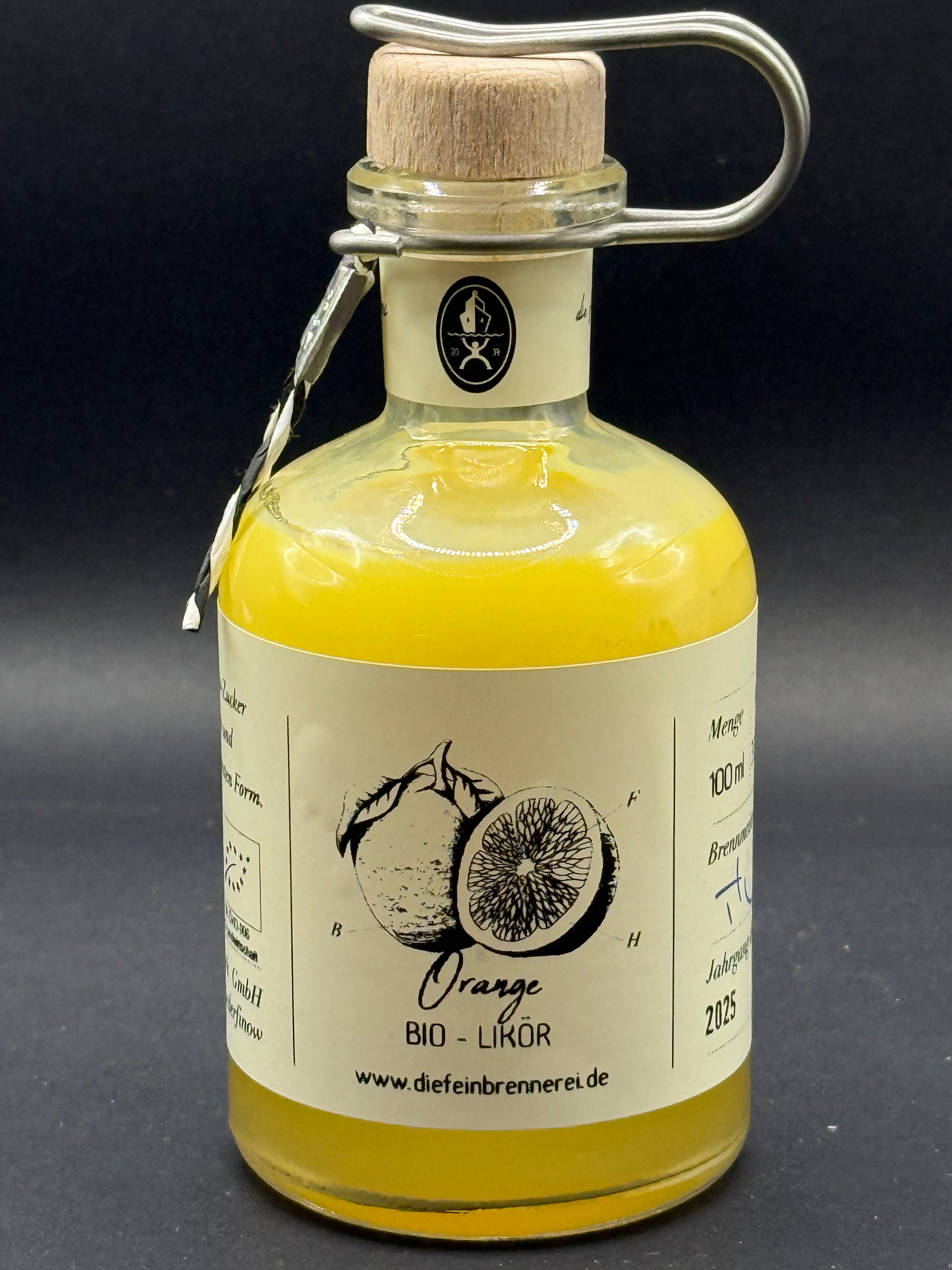 Orangen  - Likör (bio zertifiziert) - 100 ml