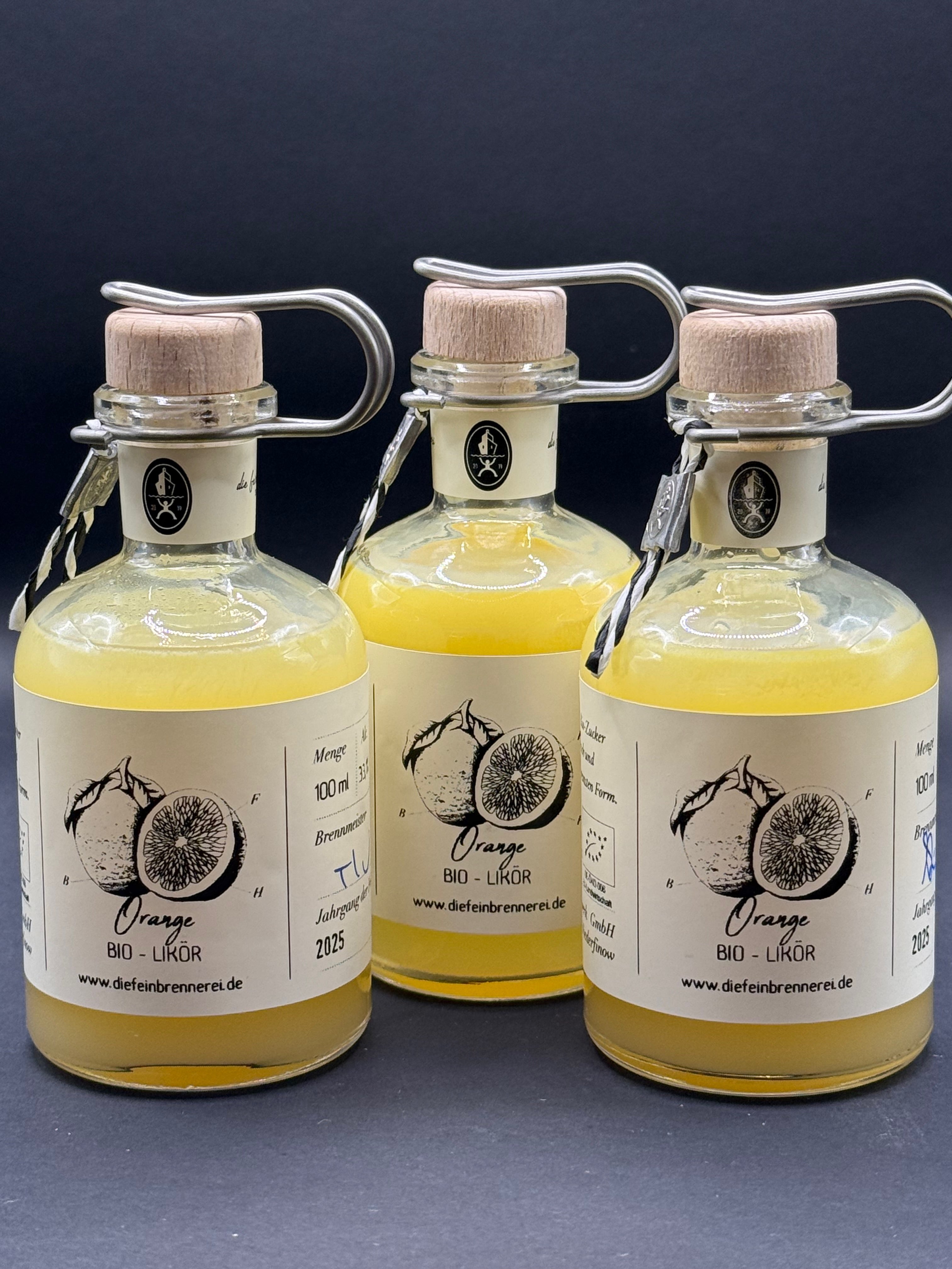 Orangen  - Likör (bio zertifiziert) - 100 ml