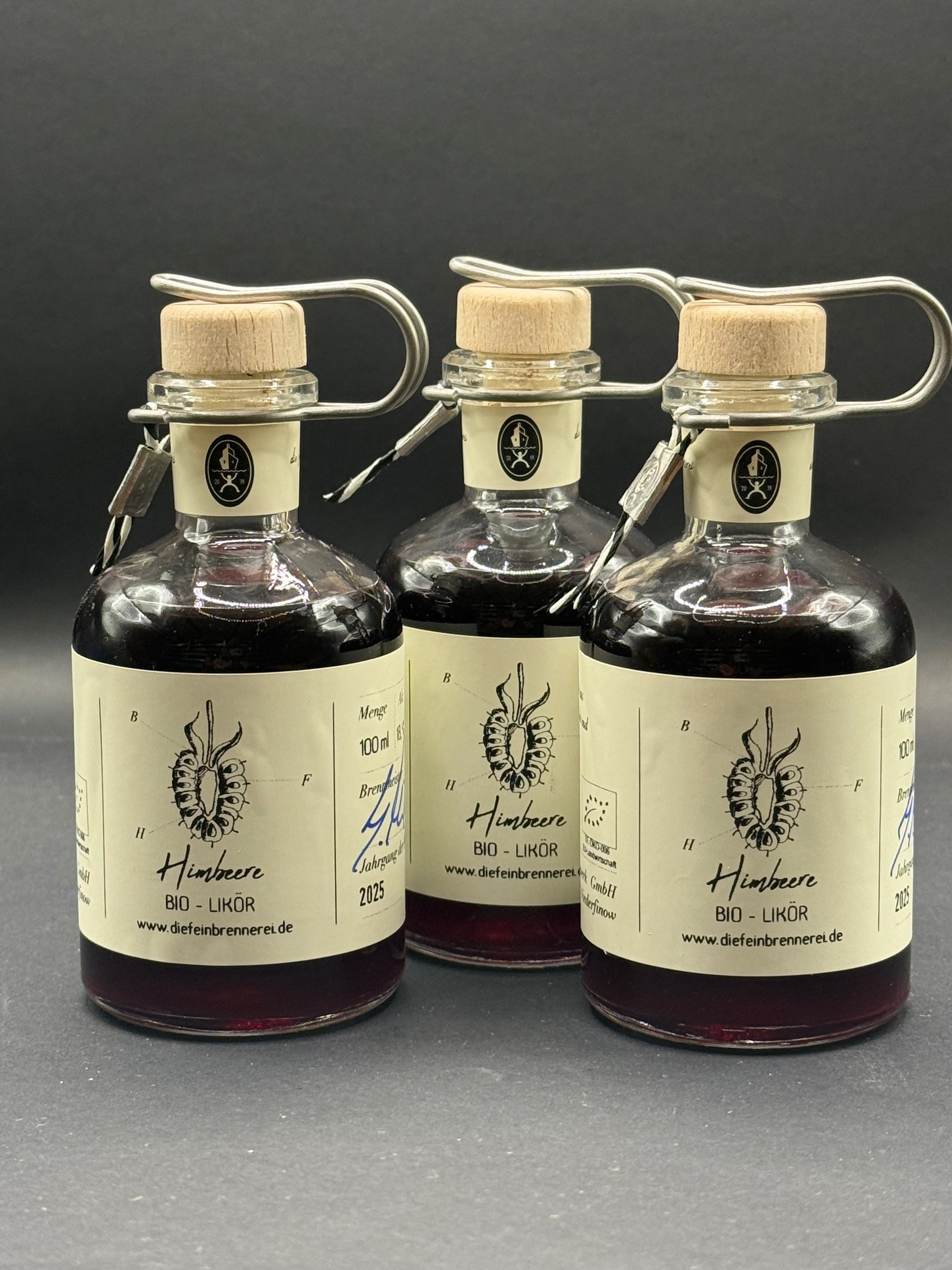 Himbeere  - Likör (bio zertifiziert) - 100 ml