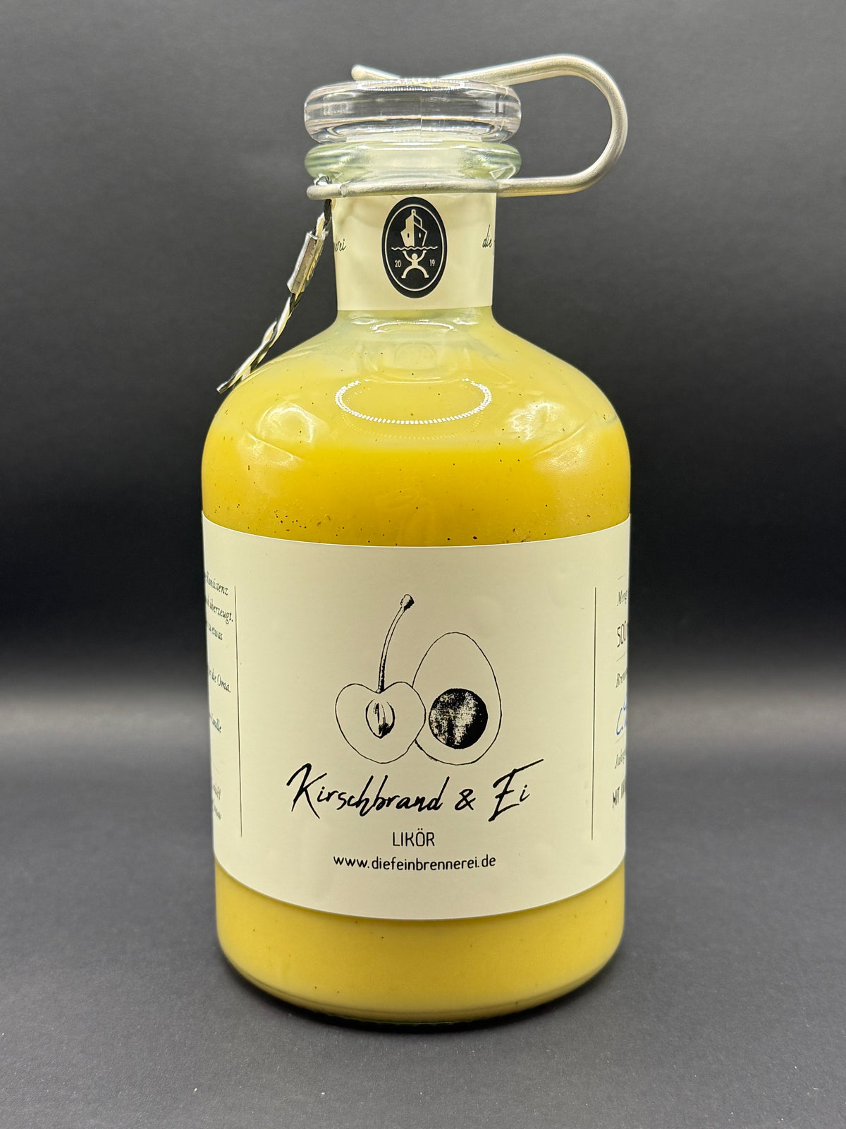 Eierlikör mit Kirschbrand und Bio Vanille - 500 ml